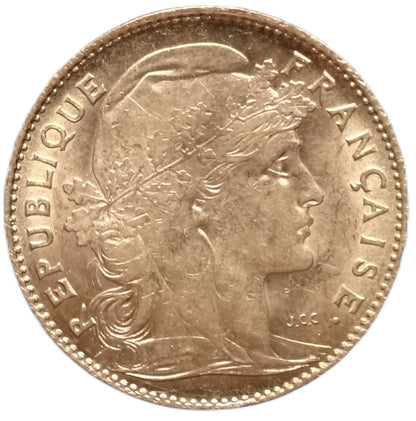 10 Francs Marianne Rooster