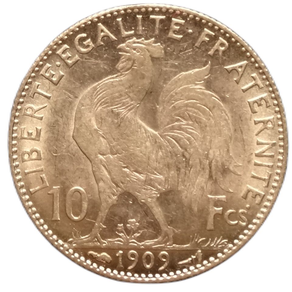 10 Francs Marianne Rooster